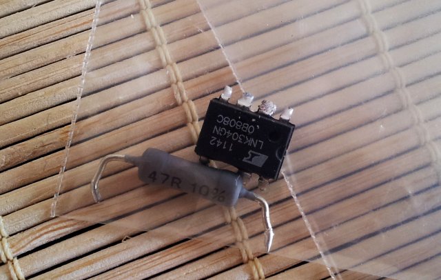 dryer control lnk304gn 47r resistor