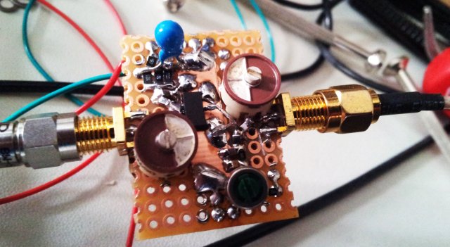 440 mhz amp test circuit