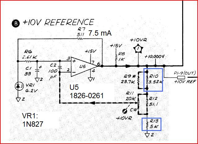 8569a 10 v reference circuit