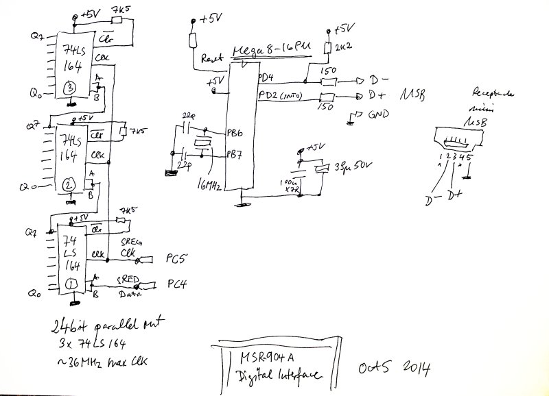 msr-904a digital interface schematic