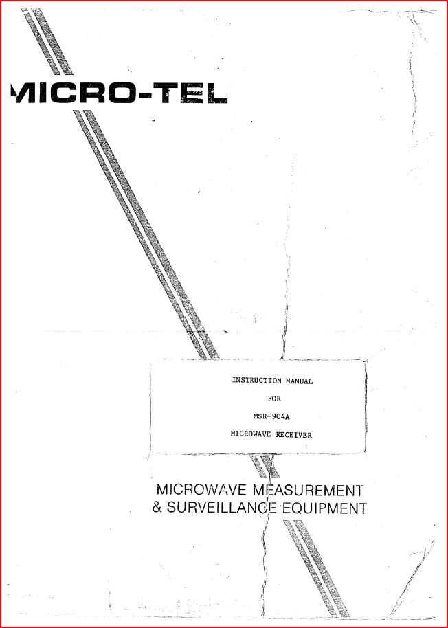 msr-904a manual