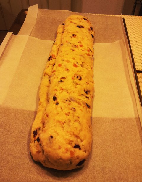 stollen ready for oven