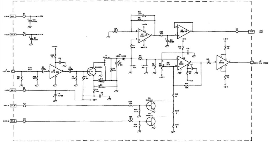 msr-904A a3b5 assy schematic AM detector 250 MHz