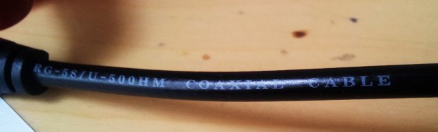 a13 rg-58u cable