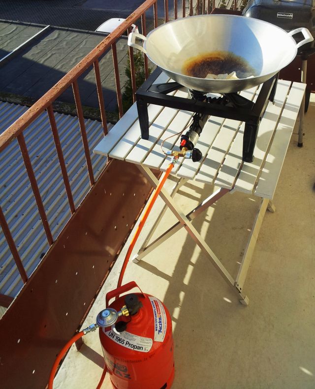 wok burn in